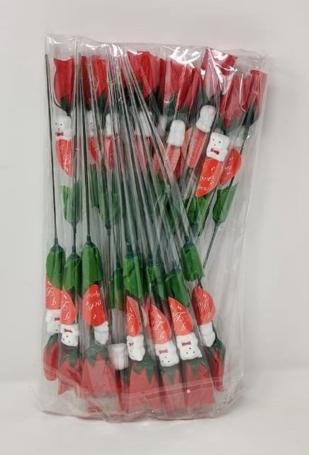 Gift Red Rose with Bear F05 Sold Each