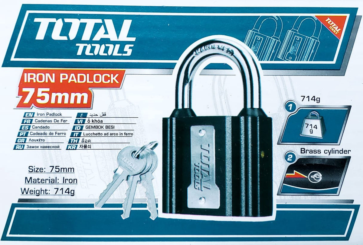 TOTAL Padlock 75MM TLK31751 Iron