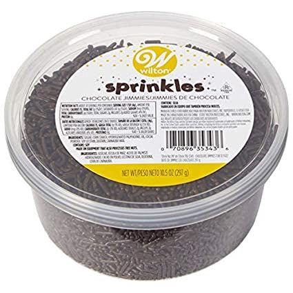 WILTON Baking Sprinkles Jimmies Chocolate