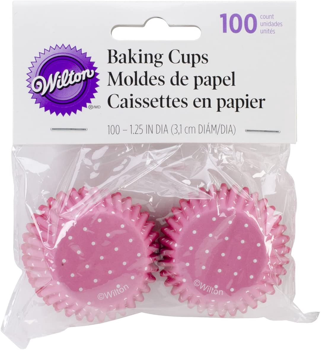 WILTON Baking Baking Cups 100PCS Mini 415-6081