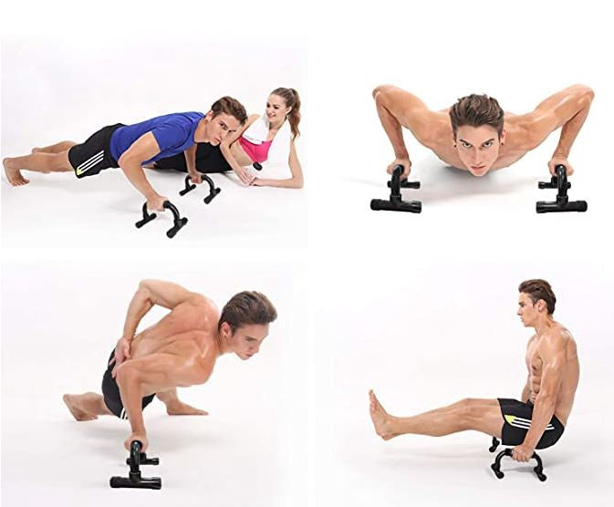 5BILLION Gym Push Up Bars Black