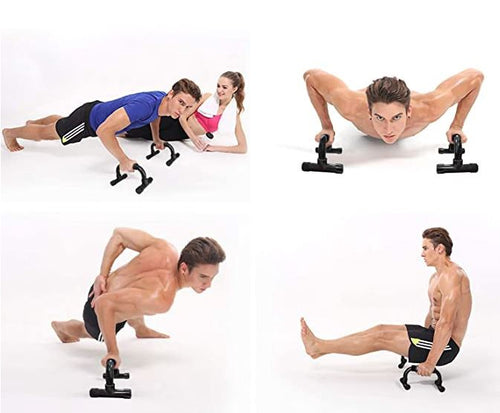 5BILLION Gym Push Up Bars Black