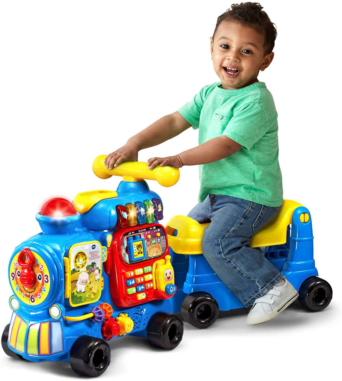 VTECH SIT-TO-STAND Ultimate Alphabet Train, Blue