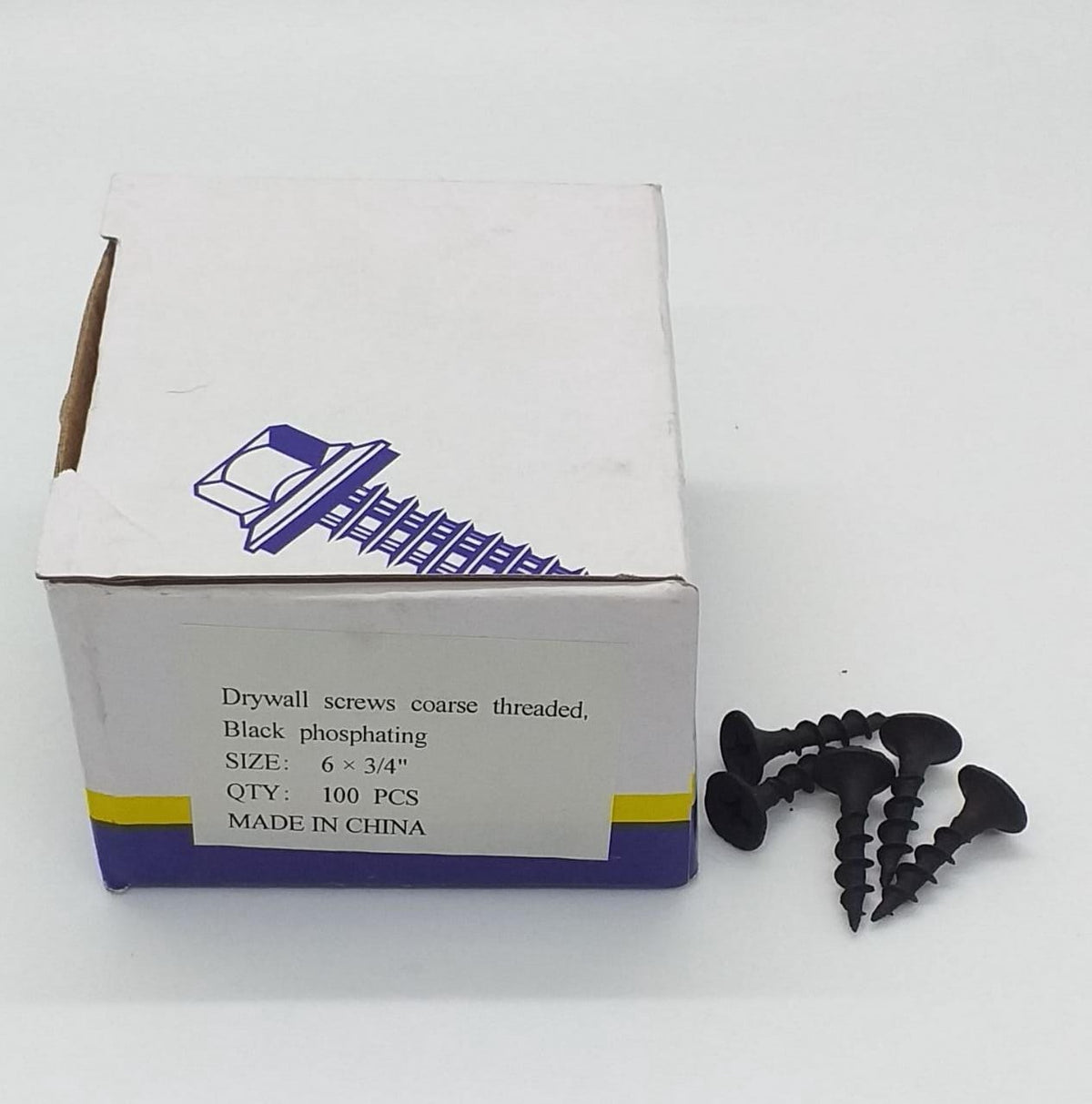 Screw Self Drilling 6 X 3/4" 100PCS Box