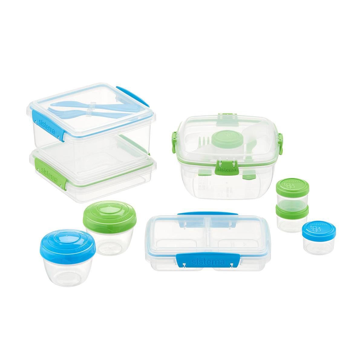 SISTEMA Storage Container to Go 25PCS 21624-0717