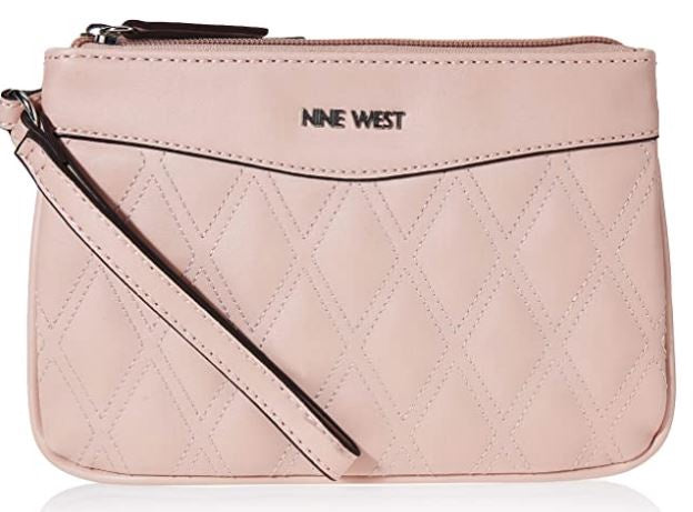 NINE WEST Bag Tinsel Wristlet Blush