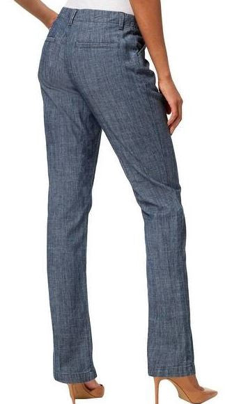 LEE Pants Women Tailored Chino Chambray Medium