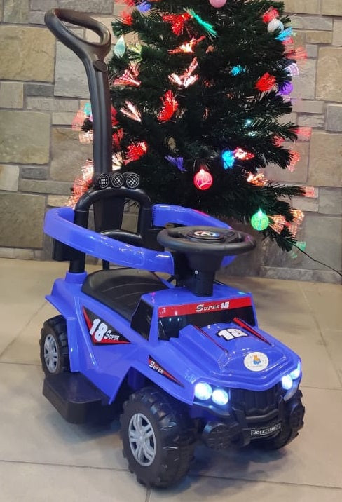 Toy Car SUPER-18 2300010P Push Type Ride on Jclf FLT-1188 3IN1