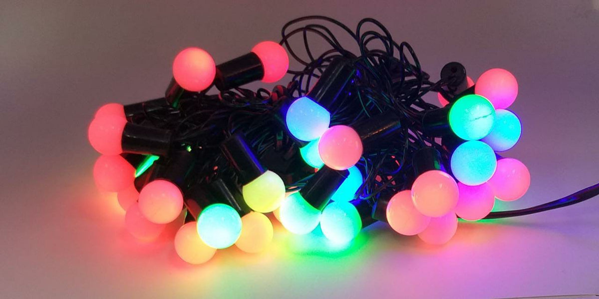 Fairy Light LED Waterproof 40LED Forsted Bulbs