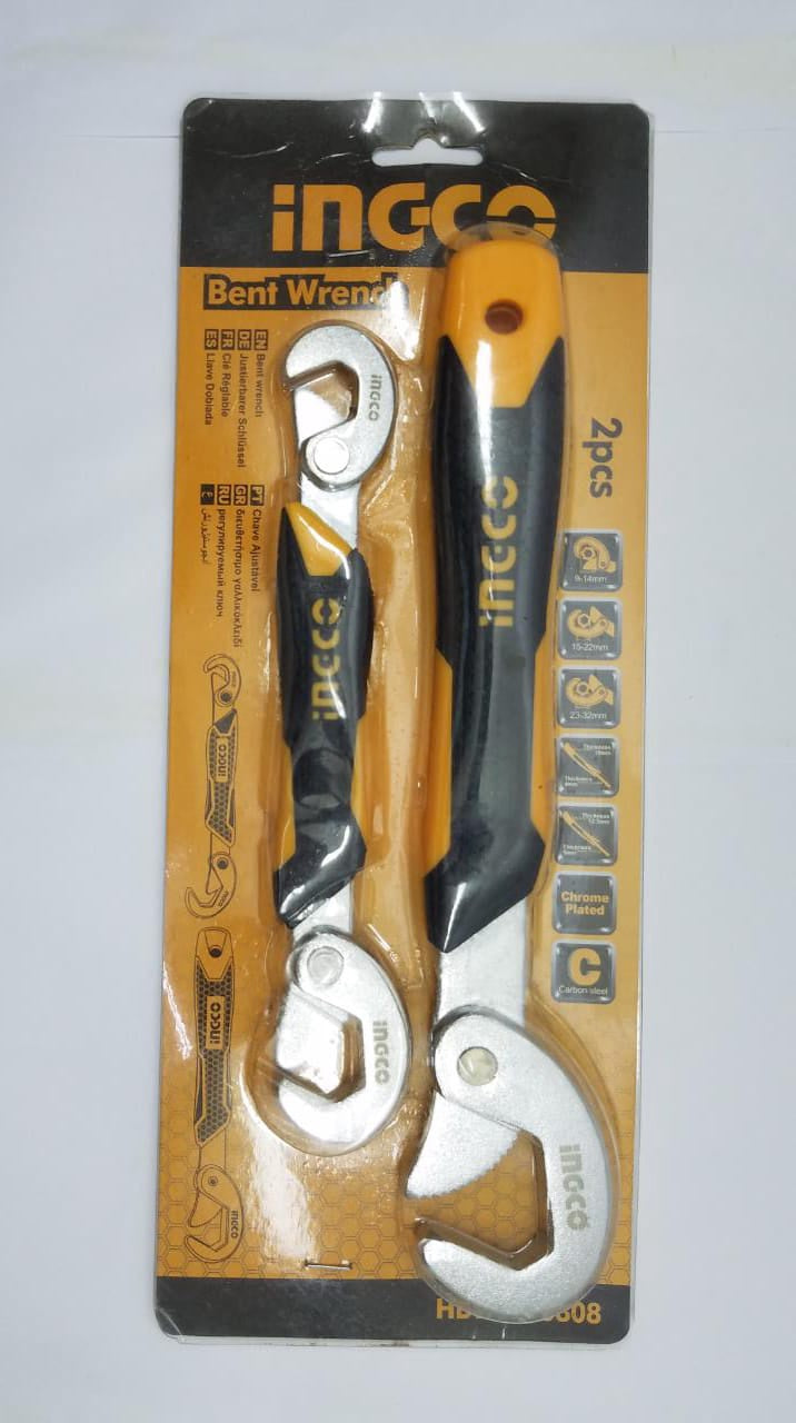 INGCO Bent Wrench 2PCS HBWS110808 210+290MM