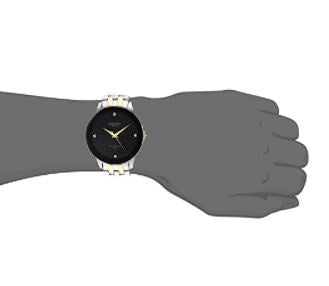 ARMITRON Watch Men's 20/4952 Diamond Black Dial Bracelet