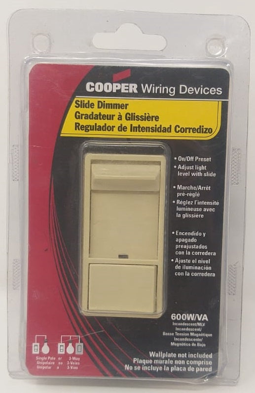 COOPER Switch Dimmer S106P-V-K Cream