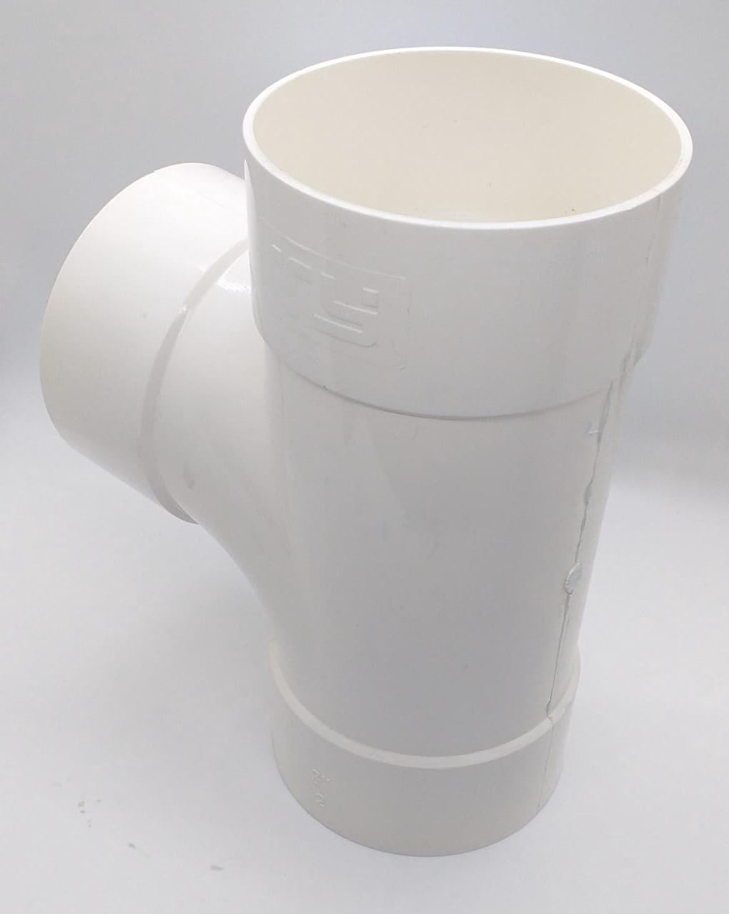 PVC Tee 3" Light Sanitary