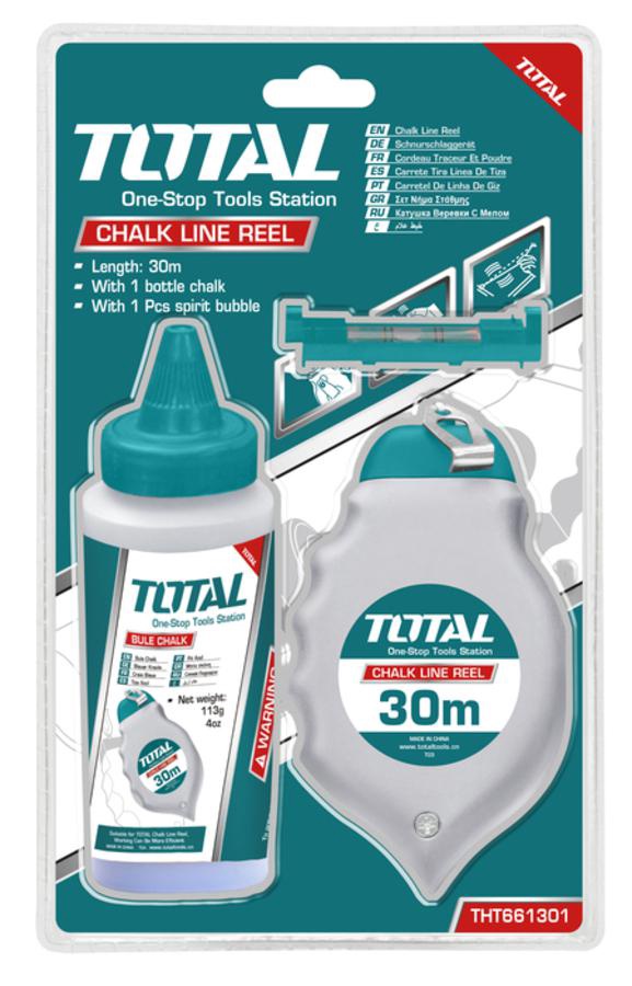 TOTAL Chalk Line Reel with Chalk THT661301