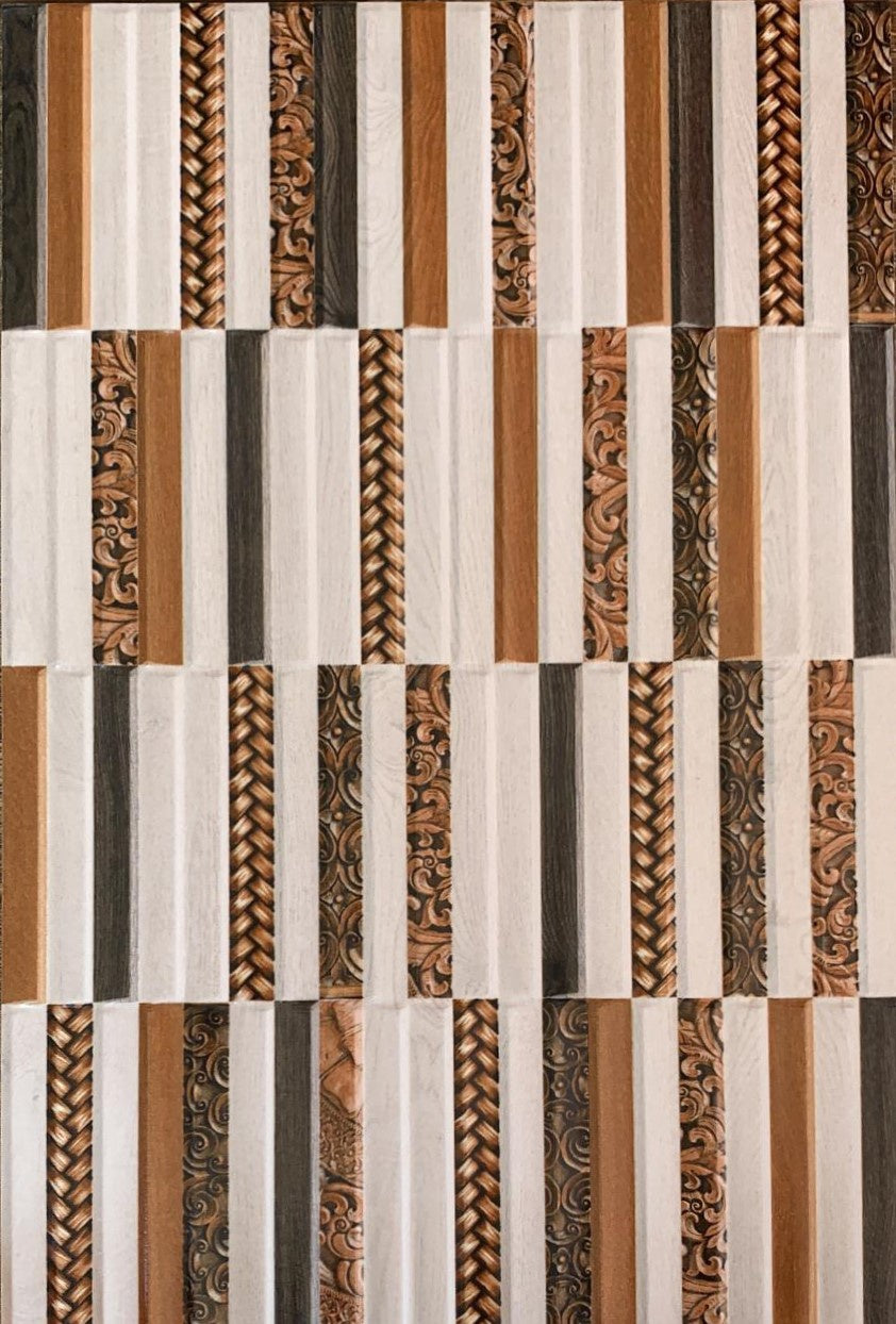 V CERAMIC Tile Ceramic 12" X 18" #3020 HL1
