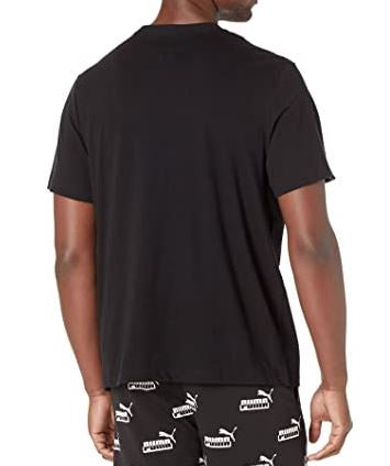 PUMA Men T-SHIRT Black Rainbow Print