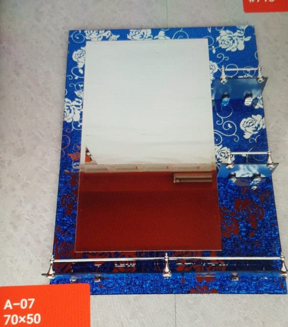 Mirror Dec 70 CM X 50 CM W/SHELF #A-07