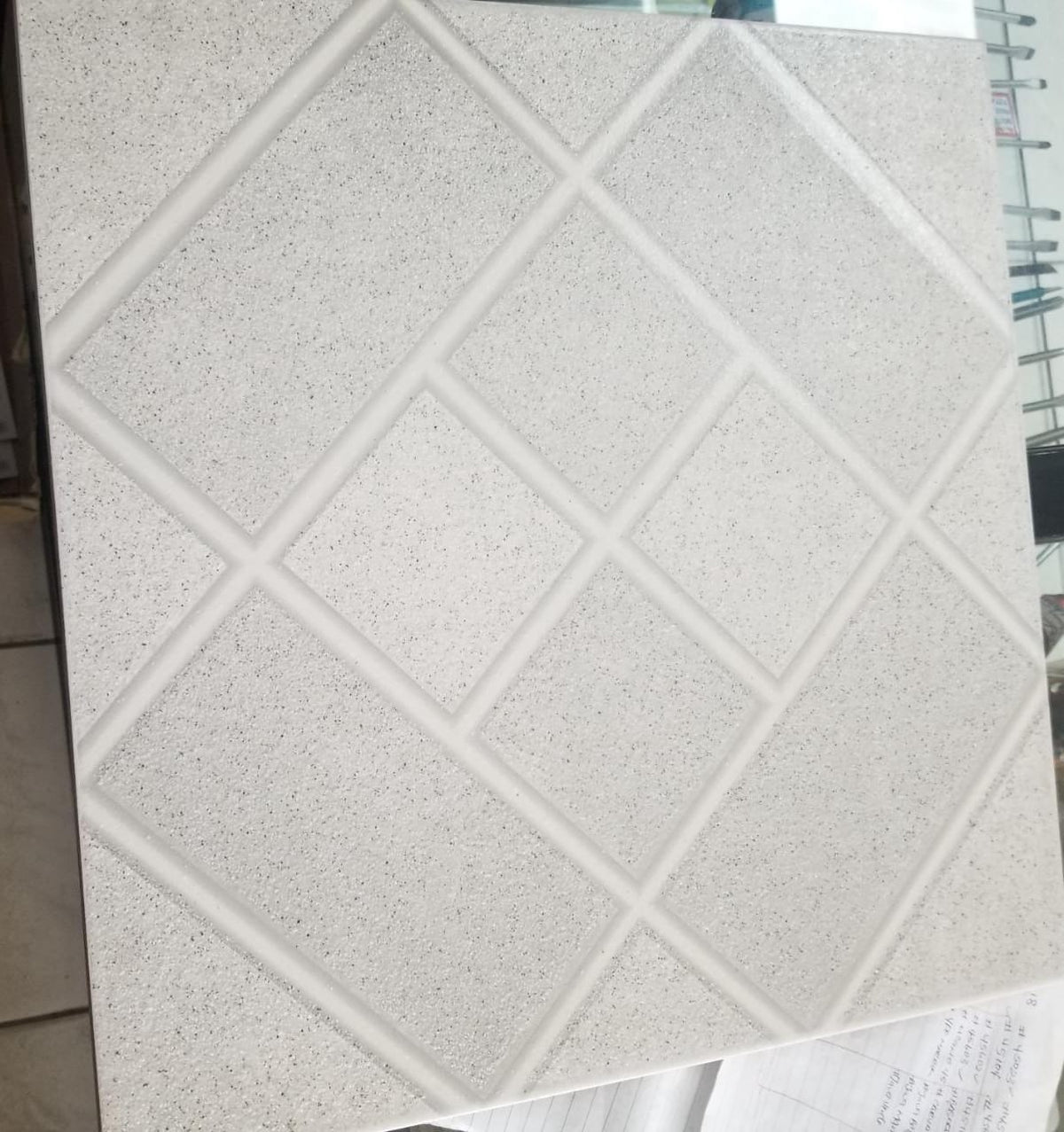 Tile Ceramic 18X18 N/SKID #Basalto Cinza