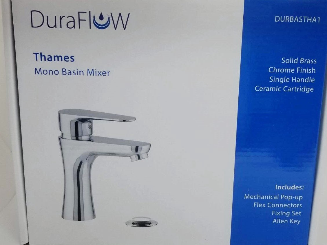 DURAFLOW Faucet Thames DURBASTHA1 with Pop Up Waste