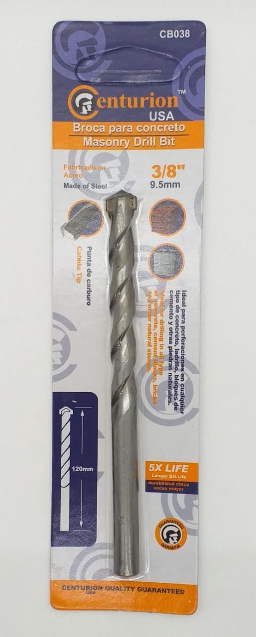 CENTURION Drill Bit Concrete 3/8" CB038