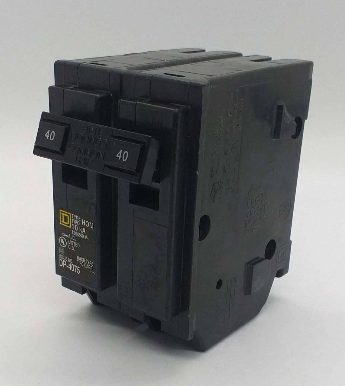 SQUARE D Breaker 40AMPS D/POLE