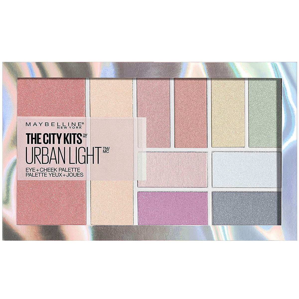 MAYBELLINE NEW YORK Makeup the City Kits ALL-IN-ONE Eye & Cheek Palette Urban Light 0.42 OZ.