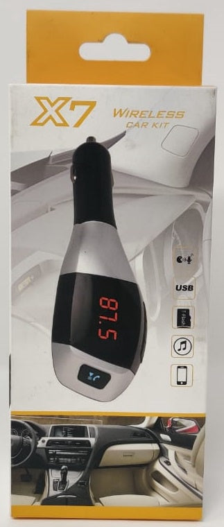 Modulator Car Kit Wireless X7 Bluetooth