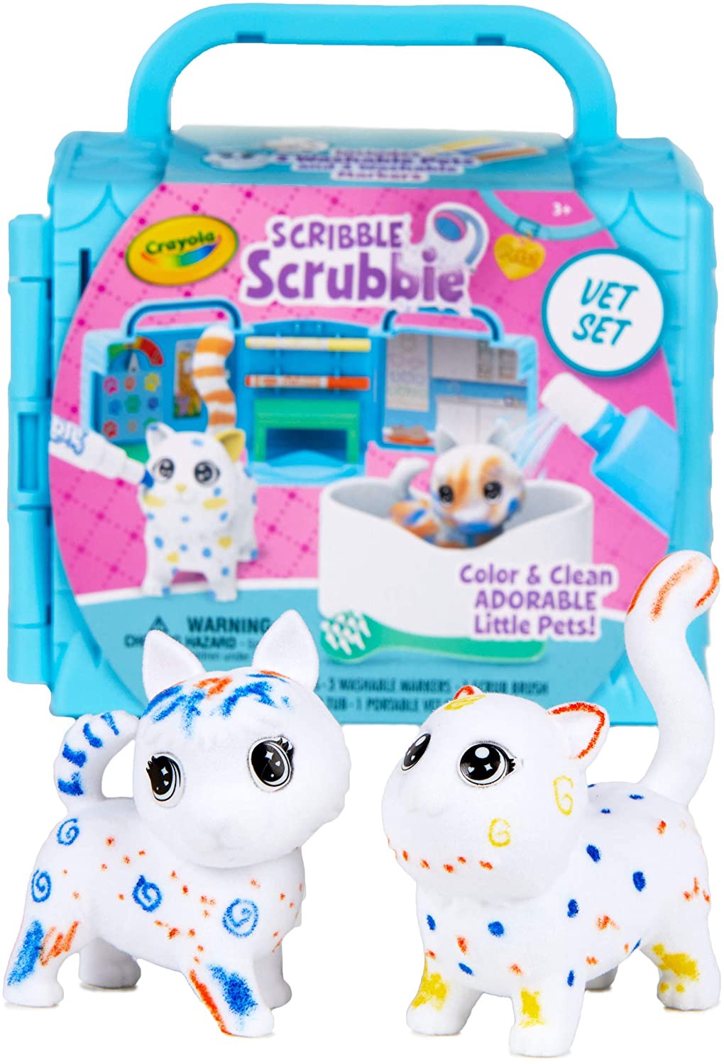 CRAYOLA Toy Scribble Scrubbie Pets Vet Playset