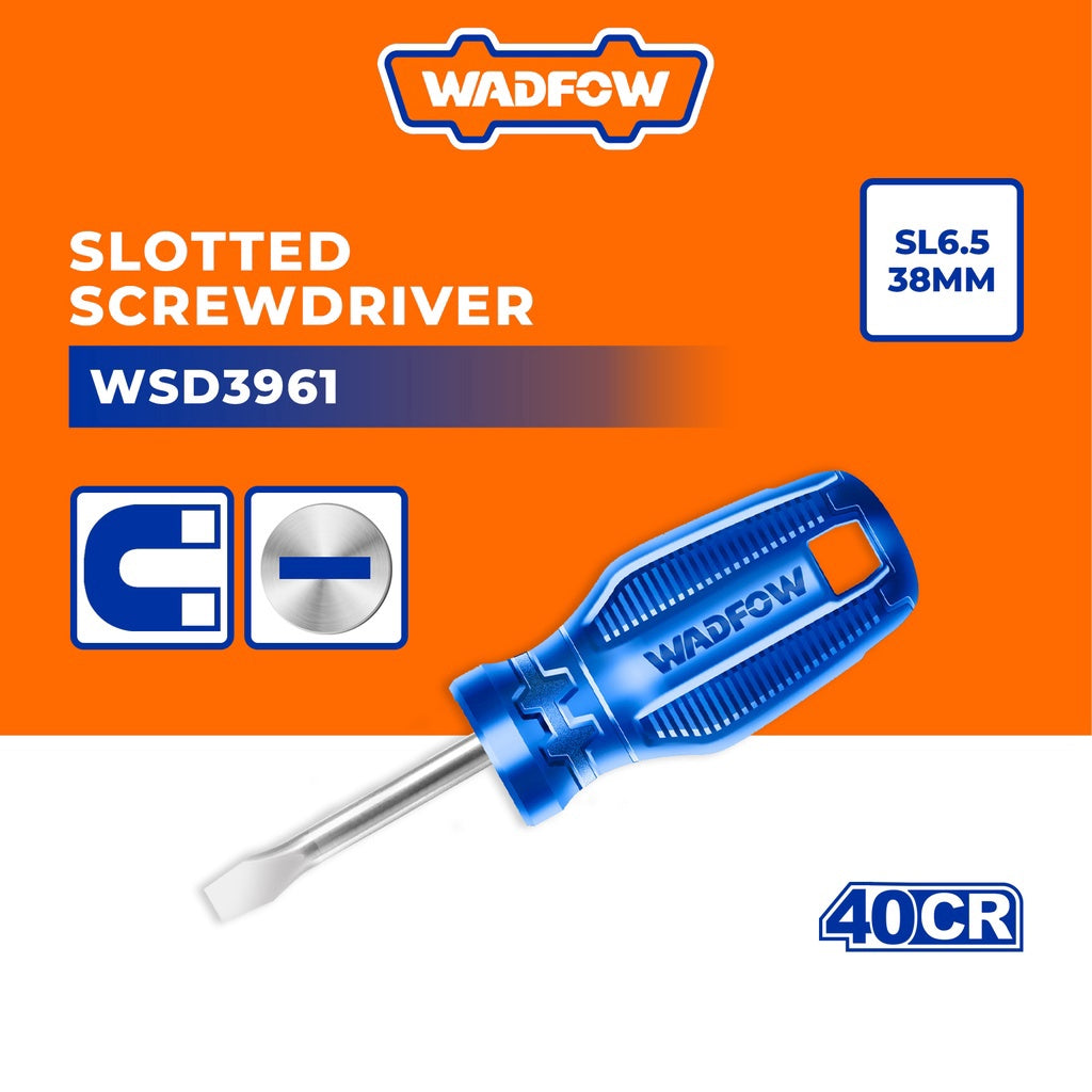 WADFOW Screwdriver 4" Flat WSD3961 SL6.5 X 38MM