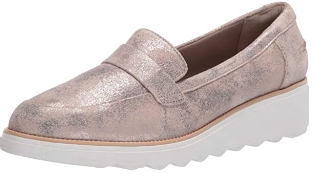 CLARKS Footwear Women's Sharon Gracie Penny Loafer Blush