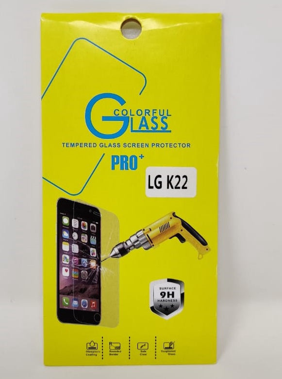 GENERIC Phone Screen Protector for Lg K22 Tempered Glass Pro+ Colorful Glass