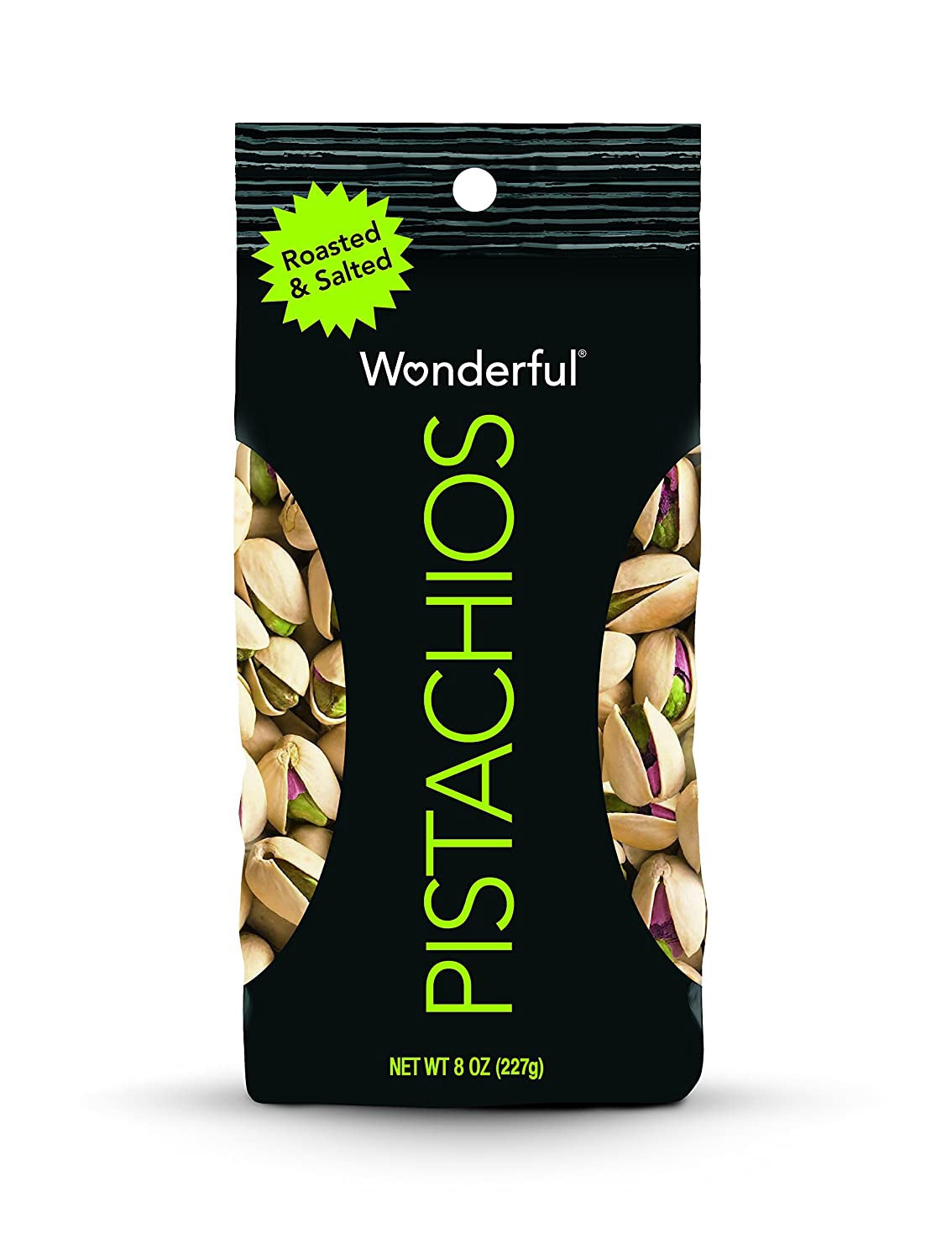 WONDERFUL Pistachios Roasted & Salted 8OZ 227G