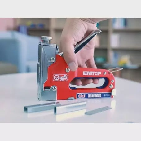 EMTOP Staple Gun ESGU3001 Heavy Duty with Staple