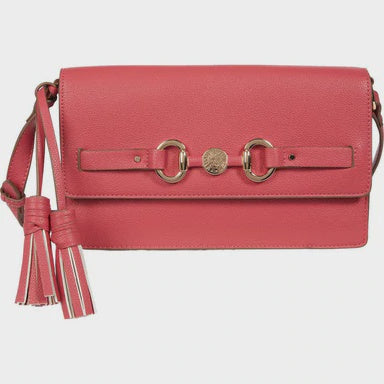 ANNE KLEIN Bag Horsebit Flap East West Shoulder Begonia