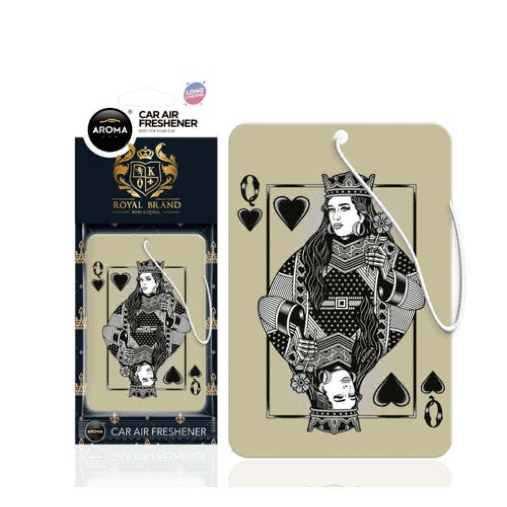 AROMA Car Air Freshener Royal Brand Q Queen Diamond S73518