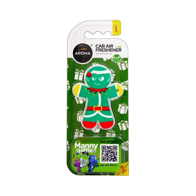 AROMA Car Air Freshener Forest Elf Manny Polymer