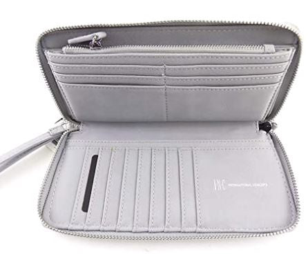 INC Purse Wallet Wristlet International Concepts Grey
