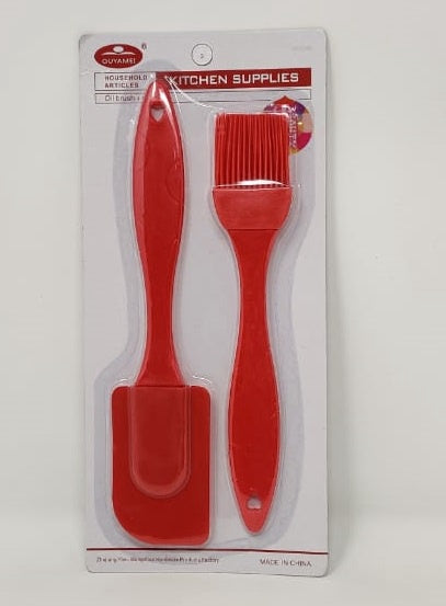 Baking Silicone Pastry Oil Brush + Scraper 876 Ouyamei