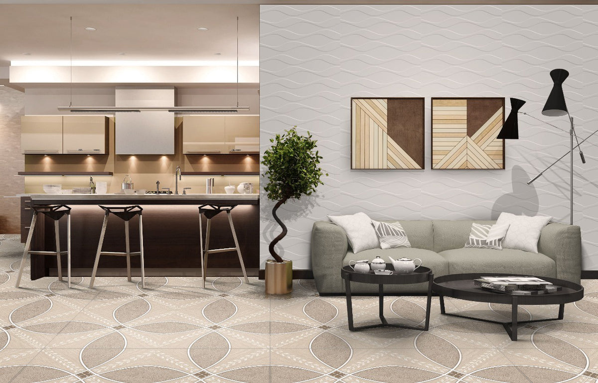 CR-CERAMIC Tile Ceramic 20X20 Provence HD 52X52