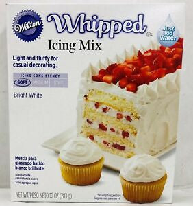 WILTON Baking Icing Mix Whipped Soft Bright White 10OZ 283G