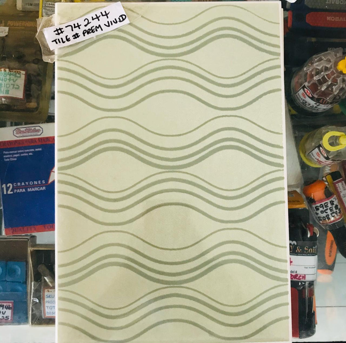 Tile Ceramic 8X12 N/SKID Prem Vivid