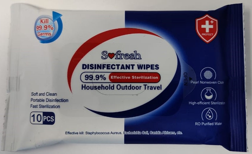 Wet Wipes Disinfecting 99.9% 10PCS ADC-101
