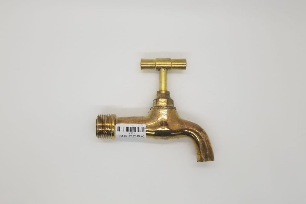 Bib Cork 1/2" Brass Narrow