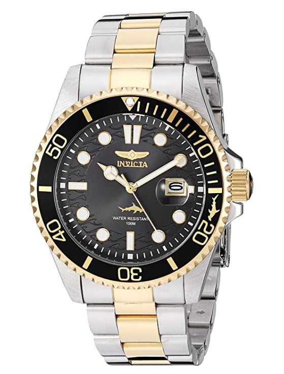 INVICTA Watch Men Pro Diver Quartz with Stainless Steel Strap, Two Tone, 22 30023