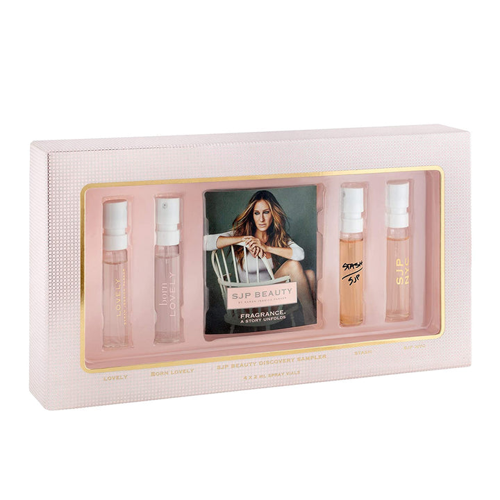 SARAH JESSICA PARKER Fragrance Sampler Includes Lovely Eau De Parfum, Born Lovely Eau De Parfum, Stash Eau De Parfum, Sjp Nyc Eau De Parfum 4 X 0.06 OZ/2 ML Samples