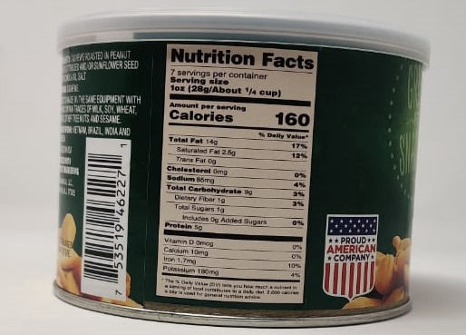 IMPERIAL Nuts Roasted Cashews Halves & Pieces Salted 7OZ 198G