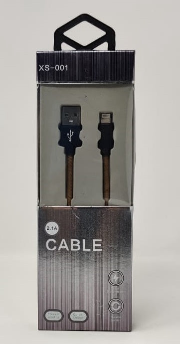 USB Cable Lighting Iphone XS-001 2.1A