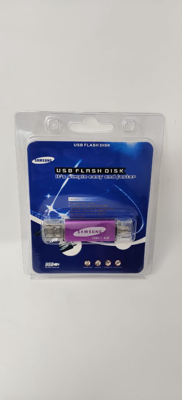 GENERIC Computer Flash Drive 4GB USB - Micro USB 3.0 Disk Mini Metal