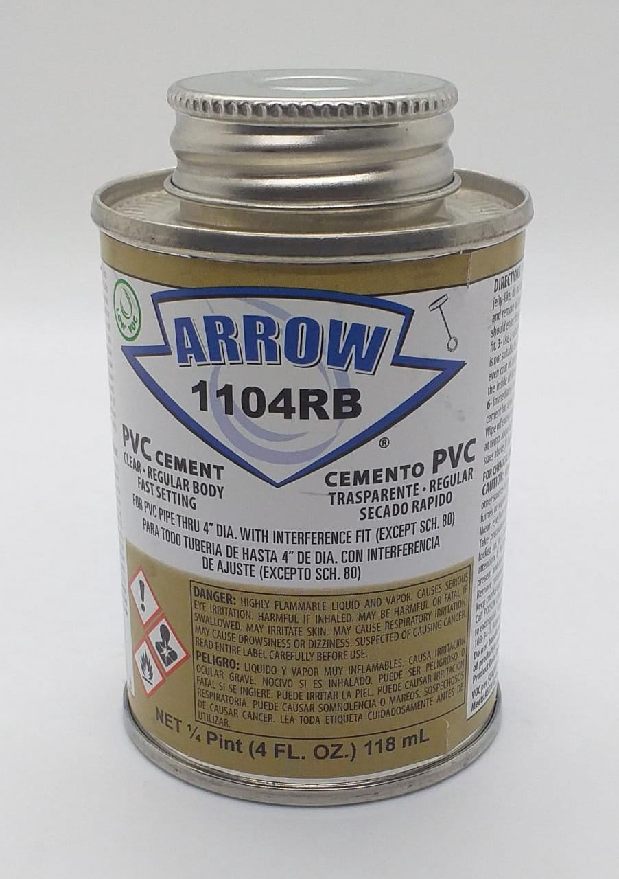 PVC Paste Cement 1/4PT Arrow