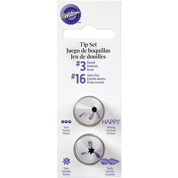 WILTON Baking Tip Set #3 #16 418-163